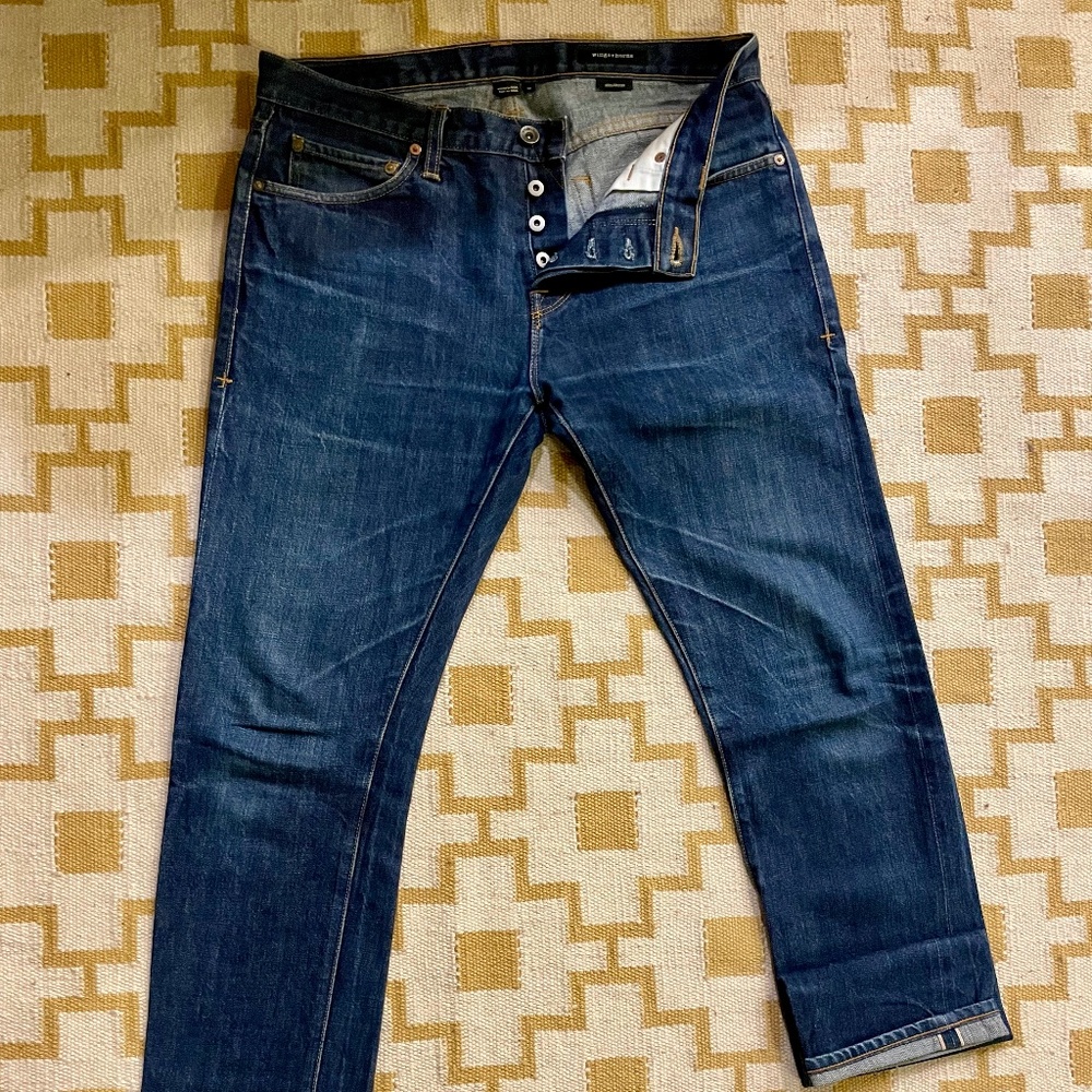 wings + horns -  Selvedge Denim